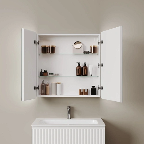 Зеркальный шкаф SANCOS Diva 800х149х800 DIV800 с подсветкой Зеркальный шкаф SANCOS Diva 800х149х800 DIV800 с подсветкой