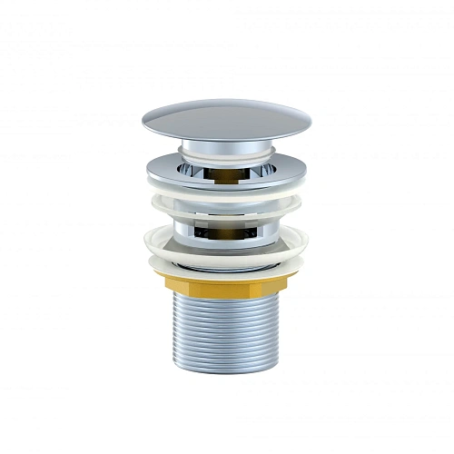 Донный клапан Wonzon & Woghand с переливом, хром (WW-88SS01-CR) Донный клапан Wonzon & Woghand с переливом, хром (WW-88SS01-CR)