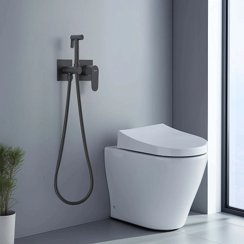 Гигиенический душ Aquatek ОБЕРОН AQ1220MB Черный матовый, встраиваемый Гигиенический душ Aquatek ОБЕРОН AQ1220MB Черный матовый, встраиваемый