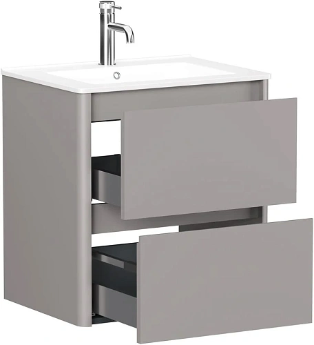 Тумба под раковину Allen Brau Gravity 60 1.370008.PGM платина матовый Тумба под раковину Allen Brau Gravity 60 1.370008.PGM платина матовый