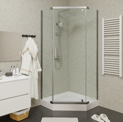 Душевой уголок Parly ZPE911TE с поддоном 90х90х192 Душевой уголок Parly ZPE911TE с поддоном 90х90х192