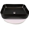Раковина Sintesi SIN-LVB-APP-409BM накладная черная матовая 500x390x130, без отверстия под смеситель Раковина Sintesi SIN-LVB-APP-409BM накладная черная матовая 500x390x130, без отверстия под смеситель