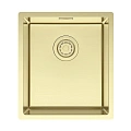 Кухонная мойка Paulmark YUNI 39 UN YU39-LG, светлое золото, 390х440мм Кухонная мойка Paulmark YUNI 39 UN YU39-LG, светлое золото, 390х440мм