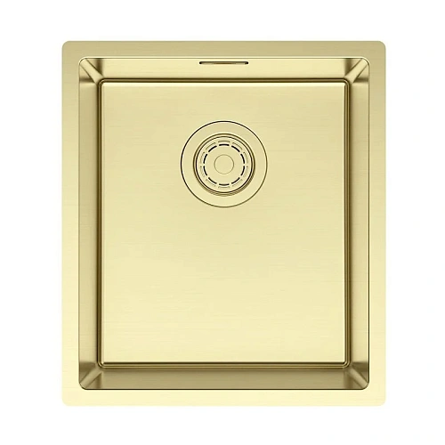 Кухонная мойка Paulmark YUNI 39 UN YU39-LG, светлое золото, 390х440мм Кухонная мойка Paulmark YUNI 39 UN YU39-LG, светлое золото, 390х440мм