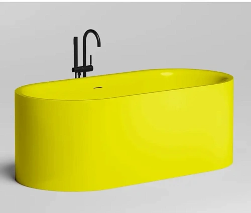 Ванна отдельностоящая Salini PERLA 170x80 1049201MF покраска по RAL полностью S-Stone Ванна отдельностоящая Salini PERLA 170x80 1049201MF покраска по RAL полностью S-Stone