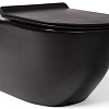 Унитаз подвесной CHARUS BLACK ESTELLA TORNADO EWC700-121ВТ безободковый c легкосъемным сиденьем микролифт Унитаз подвесной CHARUS BLACK ESTELLA TORNADO EWC700-121ВТ безободковый c легкосъемным сиденьем микролифт