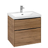 Картинка анонса товара «тумба под раковину villeroy &amp; boch subway 3.0 oak kansas / oak kansas c57601rh»
