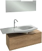 Комплект мебели 120 см Jacob Delafon Stillness , натуральный дуб, смещенная установка раковины, подв E1292-09-00+EB2001-P6+EB2008-NF