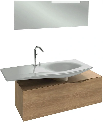 Комплект мебели 120 см Jacob Delafon Stillness , натуральный дуб, смещенная установка раковины, подв E1292-09-00+EB2001-P6+EB2008-NF Комплект мебели 120 см Jacob Delafon Stillness , натуральный дуб, смещенная установка раковины, подв E1292-09-00+EB2001-P6+EB2008-NF