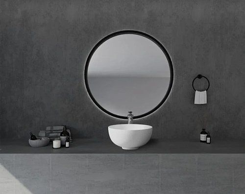 Раковина ABBER Stein AS2617 накладная, белая матовая Раковина ABBER Stein AS2617 накладная, белая матовая