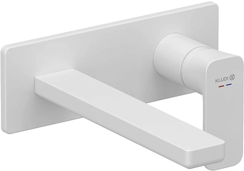 Смеситель для раковины Kludi RENON 422445375 белый матовый Смеситель для раковины Kludi RENON 422445375 белый матовый