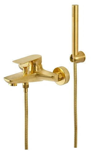 Смеситель для ванны Remer Infinity I02BG, золото брашированное Смеситель для ванны Remer Infinity I02BG, золото брашированное