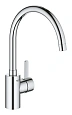 Смеситель для кухни GROHE Via Cosmo с высоким C-образный изливом, хром (30431000) Смеситель для кухни GROHE Via Cosmo с высоким C-образный изливом, хром (30431000)
