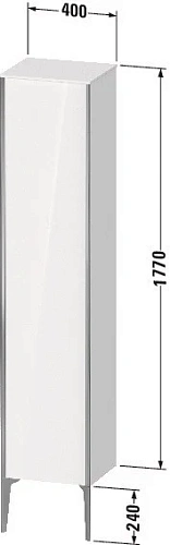 Шкаф-пенал Duravit XVIU XV1335RB140 напольный 400 x 360 мм черный глянцевый Шкаф-пенал Duravit XVIU XV1335RB140 напольный 400 x 360 мм черный глянцевый