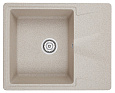 Кухонная мойка Granula 6201, ПИРИТ, кварц 620х500 Кухонная мойка Granula 6201, ПИРИТ, кварц 620х500