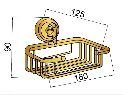 Мыльница Boheme Medici 10619 Мыльница Boheme Medici 10619