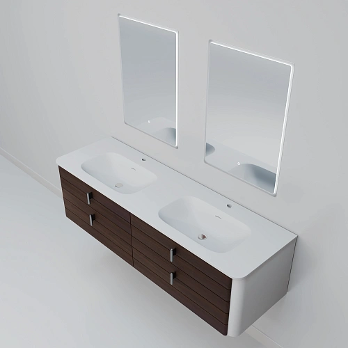 Комплект мебели ArtDecco Gabriella 150 AGB15W24D1M0 черный орех Комплект мебели ArtDecco Gabriella 150 AGB15W24D1M0 черный орех