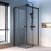Душевой уголок AM.PM X-Joy W94G-403-10080-BТ Slide 100х80, черный, стекло прозрачное Душевой уголок AM.PM X-Joy W94G-403-10080-BТ Slide 100х80, черный, стекло прозрачное