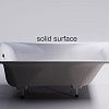Ванна из искусственного камня Astra-Form Вега 01010068 Solid Surface 1700х750 Ванна из искусственного камня Astra-Form Вега 01010068 Solid Surface 1700х750