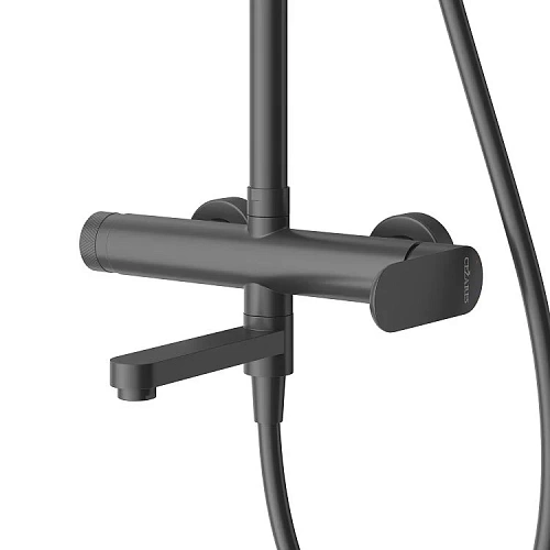 Душевая система CEZARES STYLUS-CVD-NOP черный матовый Душевая система CEZARES STYLUS-CVD-NOP черный матовый