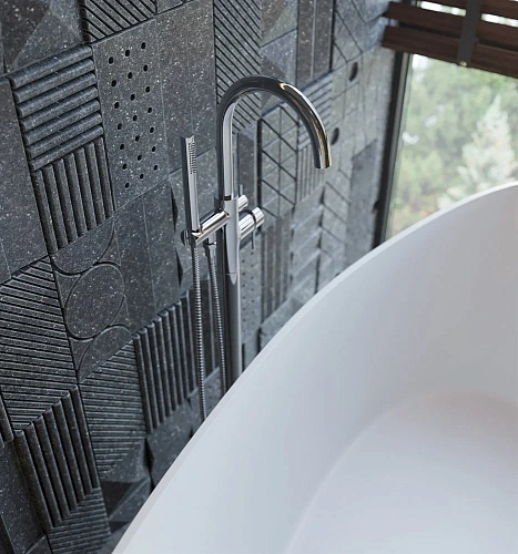 Смеситель для ванны STWORKI Эстерсунд ES-06ni 551382 напольный Смеситель для ванны STWORKI Эстерсунд ES-06ni 551382 напольный