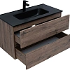 Тумба под раковину Aquanet Алвита New 90 2 ящика, дуб веллингтон табак 00334187 подвесная Тумба под раковину Aquanet Алвита New 90 2 ящика, дуб веллингтон табак 00334187 подвесная