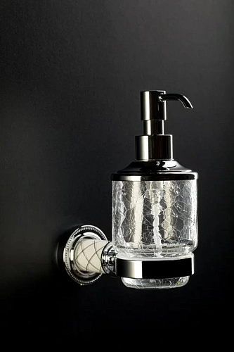 Дозатор жидкого мыла Boheme Murano 10912-W-CR Дозатор жидкого мыла Boheme Murano 10912-W-CR