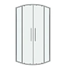 Душевой уголок GROSSMAN Cosmo 301.K33.02.8080.10.00 (80x80x195) полукруг,раздвижн,хром,стекло прозрачное Душевой уголок GROSSMAN Cosmo 301.K33.02.8080.10.00 (80x80x195) полукруг,раздвижн,хром,стекло прозрачное