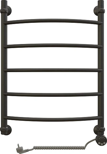 Полотенцесушитель электрический EWRIKA Сафо D 70х50 R, чёрный матовый 465641 Полотенцесушитель электрический EWRIKA Сафо D 70х50 R, чёрный матовый 465641