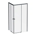 Душевой уголок AM.PM X-joy W94G-403-100280-BТ1К 100x80 черный матовый, стекло прозрачное Душевой уголок AM.PM X-joy W94G-403-100280-BТ1К 100x80 черный матовый, стекло прозрачное