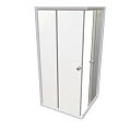 Душевой уголок Radomir Дрим 90 1-09-1-0-0-1181 квадратный, стекла матовые, профиль белый Душевой уголок Radomir Дрим 90 1-09-1-0-0-1181 квадратный, стекла матовые, профиль белый