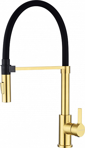 Смеситель для кухни Paulmark Halt брашированное золото Ha214021-BG Смеситель для кухни Paulmark Halt брашированное золото Ha214021-BG