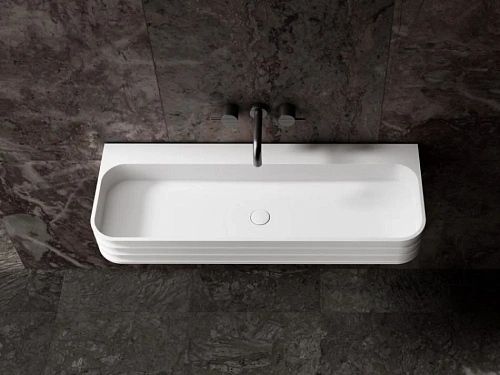 Раковина ABBER Stein AS2651-1.0 подвесная, белая матовая Раковина ABBER Stein AS2651-1.0 подвесная, белая матовая