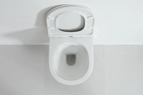 Унитаз подвесной Orange C01-100W безободковый, сиденье с микролифтом Унитаз подвесной Orange C01-100W безободковый, сиденье с микролифтом