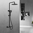 Душевая система Vincea Esse VSFS-1E0TMB термостатическая, черный Душевая система Vincea Esse VSFS-1E0TMB термостатическая, черный