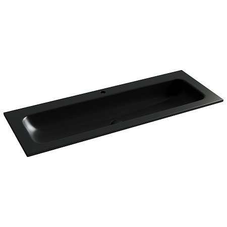 Раковина Ceramica Nova Grace CN7017MB накладная, c одним отверстием под смеситель 1210x457x137 мм, черный матовый Раковина Ceramica Nova Grace CN7017MB накладная, c одним отверстием под смеситель 1210x457x137 мм, черный матовый