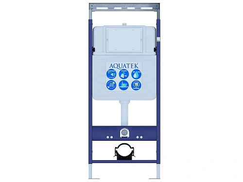 Комплект унитаза SET Aquatek ЕВРОПА-MW с инсталляцией, клавишей смыва и сиденьем микролифт Комплект унитаза SET Aquatek ЕВРОПА-MW с инсталляцией, клавишей смыва и сиденьем микролифт