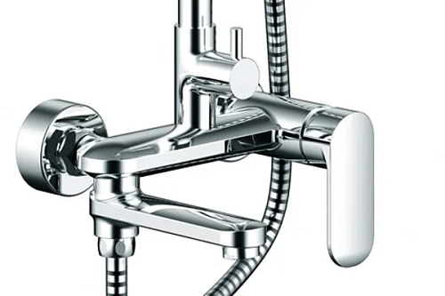 Душевая система Bravat Opal R F6125183CP-A2-RUS для ванны круглой формы, покрытие: пластик/хром Душевая система Bravat Opal R F6125183CP-A2-RUS для ванны круглой формы, покрытие: пластик/хром