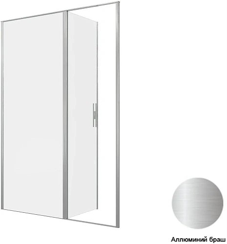Душевая дверь Allen Brau Priority 140 3.31035.BA серебро браш Душевая дверь Allen Brau Priority 140 3.31035.BA серебро браш