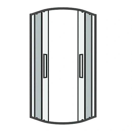 Душевой уголок GROSSMAN Cosmo 301.K33.02.1010.42.00 (100x100x195) полукруг,раздвиж,графит сатин,стекло прозра Душевой уголок GROSSMAN Cosmo 301.K33.02.1010.42.00 (100x100x195) полукруг,раздвиж,графит сатин,стекло прозра