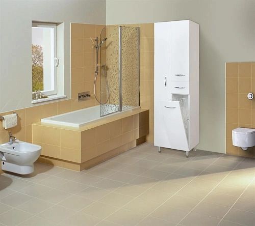 Шкаф-пенал Onika МОДЕРН 52.17 с корзиной левый 405206 Шкаф-пенал Onika МОДЕРН 52.17 с корзиной левый 405206