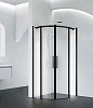 Душевой уголок BelBagno ACQUA-R-2-90-C-NERO 900x900 мм