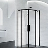 Душевой уголок BelBagno ACQUA-R-2-90-C-NERO 900x900 мм Душевой уголок BelBagno ACQUA-R-2-90-C-NERO 900x900 мм