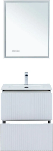 Тумба под раковину Aquanet Джейн 60 белый матовый 00313284 напольная/подвесная Тумба под раковину Aquanet Джейн 60 белый матовый 00313284 напольная/подвесная