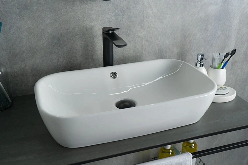 Раковина Gid N9217 51132 накладная белая 61x34x13.5 Раковина Gid N9217 51132 накладная белая 61x34x13.5