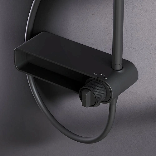 Душевая система AM.PM X-Joy F0785A722 верхний душ 220мм черный Душевая система AM.PM X-Joy F0785A722 верхний душ 220мм черный