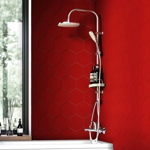 Душевая система Dorff Prime D0740000 с тропическим душем Душевая система Dorff Prime D0740000 с тропическим душем