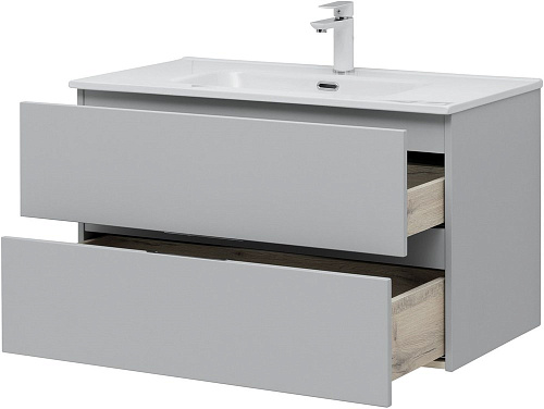 Тумба под раковину Aquanet Алвита new серый 00303922 Тумба под раковину Aquanet Алвита new серый 00303922
