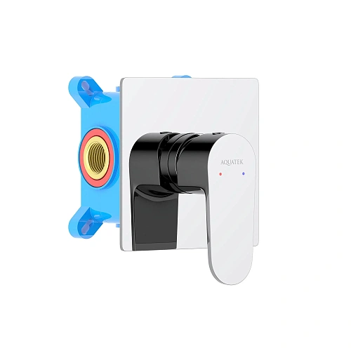 Смеситель для душа Aquatek ОБЕРОН AQ1266CR Хром, встраиваемый Смеситель для душа Aquatek ОБЕРОН AQ1266CR Хром, встраиваемый