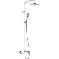 Душевая система Hansgrohe Showerpipe 200 1jet с термостатом Vernis Blend 26276000, хром Душевая система Hansgrohe Showerpipe 200 1jet с термостатом Vernis Blend 26276000, хром